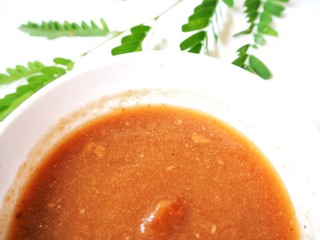 Tamarind sauce isolated