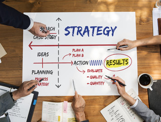 Target Achievement Goals Strategy Concept