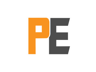 PE Initial Logo for your startup venture