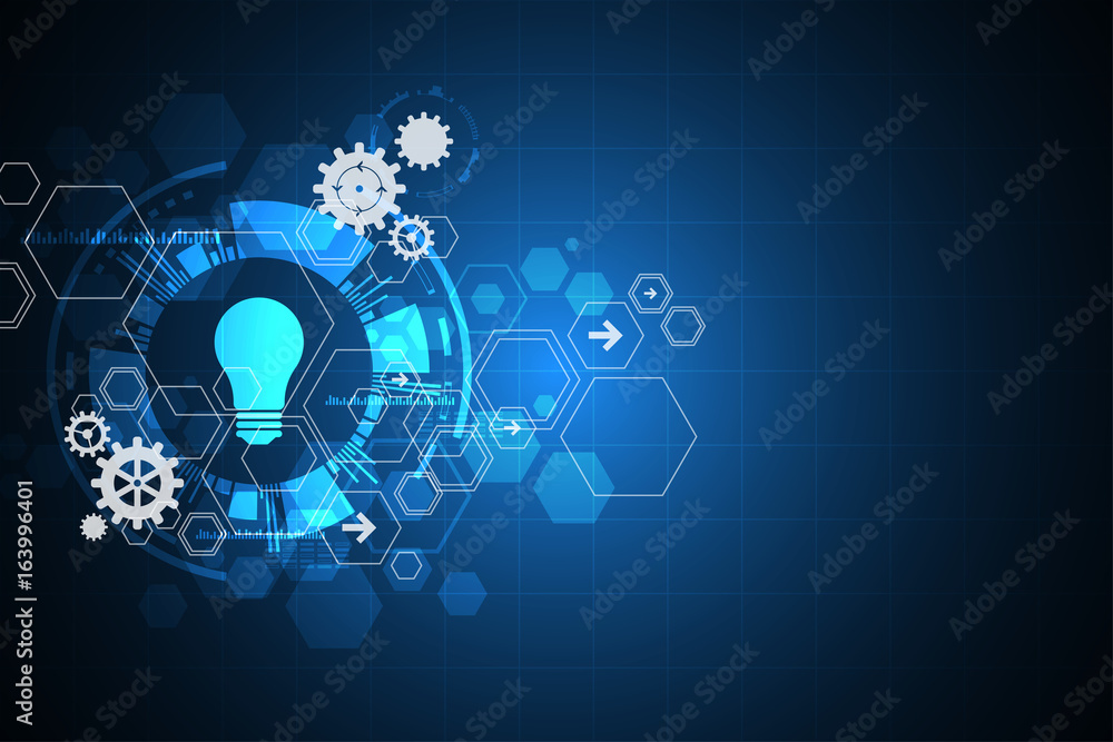 Aufkleber vector abstract background technology innovation of the future.