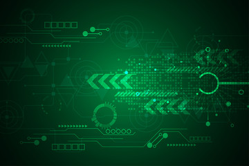 Obraz premium Vector abstract background technology concept.