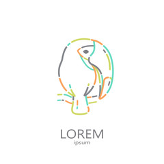 Logo template - toucan