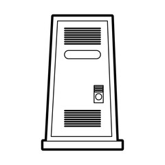 locker vector illustration