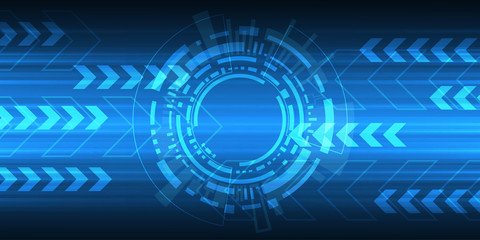 Vector abstract background technology innovation of the future.