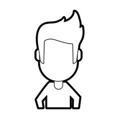 man avatar vector illustration