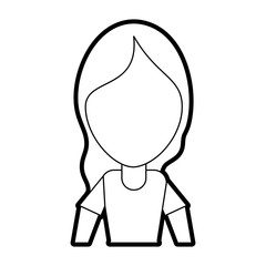 woman avatar vector illustration