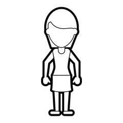 standing man vector illustration