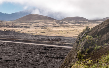 Fototapeta na wymiar Cinder cone around Mauna Kea, the Island of Hawaii 