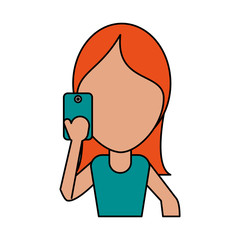 woman avatar vector illustration