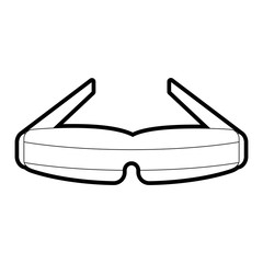 glasses vector illustration
