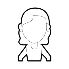 Obraz premium woman avatar vector illustration