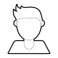 man avatar vector illustration