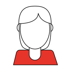 woman avatar vector illustration