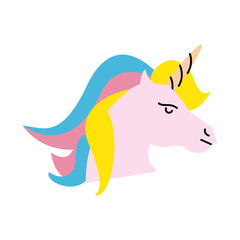 unicorn cartoon icon image