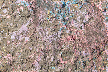 texture detailed of splashes color on stone for background and design