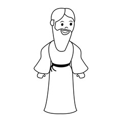  man with long beard icon image