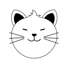 cat cartoon pet animal icon image