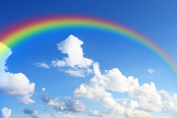 Rainbow sky