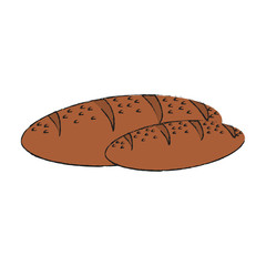 loaf of bread pastry icon image