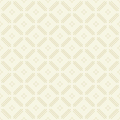 Geometric dotted vector golden pattern. Seamless abstract modern texture for wallpapers and backgrounds