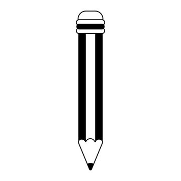 pencil with eraser icon image
