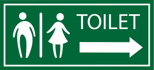 toilet signage vector