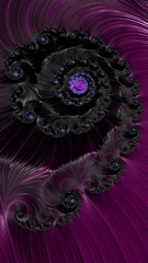 Abstract 3D textured swirl pattern