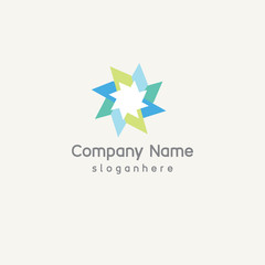 Element star logo template