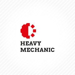 Heavy Mechanic Logo Template