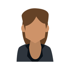 business woman avatar icon image vector illustration design 
