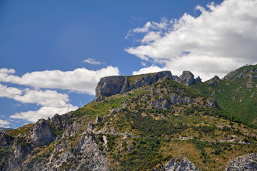 Fototapeta na wymiar Landscapes of the Amalfi coast
