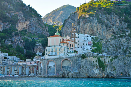 The cozy town of Amalfi coast Atrani