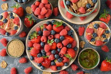 Different healthy food