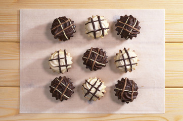 Fototapeta premium Delicious chocolate cookies