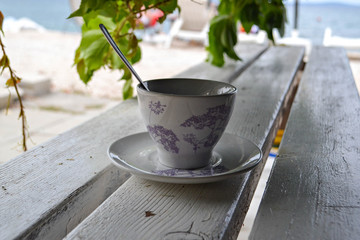 Cup of tea at the beach