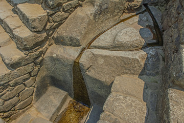 peru machu picchu irrigation system