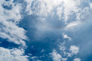 Obraz premium White cloud with Blue sky