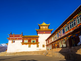 Obraz premium Tibetan Monastery at Dege in Sichuan