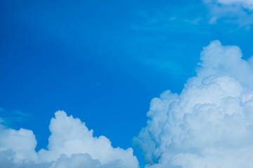 Soft cloud on sky before raining