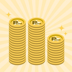 ポイント　コイン