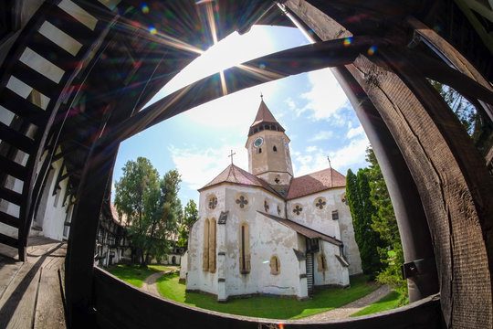 Prejmer fortified Church interior.