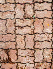 concrete pavement walk way floor pattern background