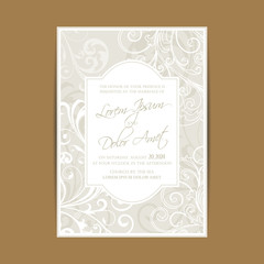 Wedding invitation and save the date cards