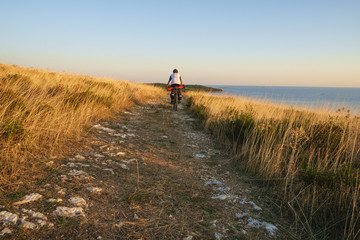 Cycling on Croatian coast