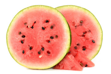 Watermelon on white background