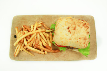 burger et frites