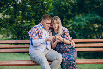 couple in the park