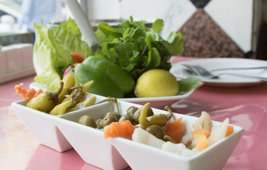 Lebanese vegetables olives recipe