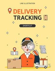 Delivery Line Illustration