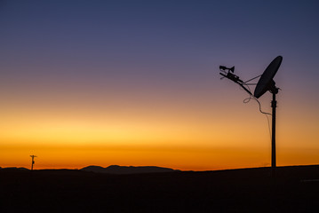 The sun went down an lit up the sky in this Fallbrook location